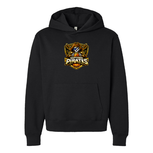 Product image for Naptown Pirates black adult 3X-large hoodie