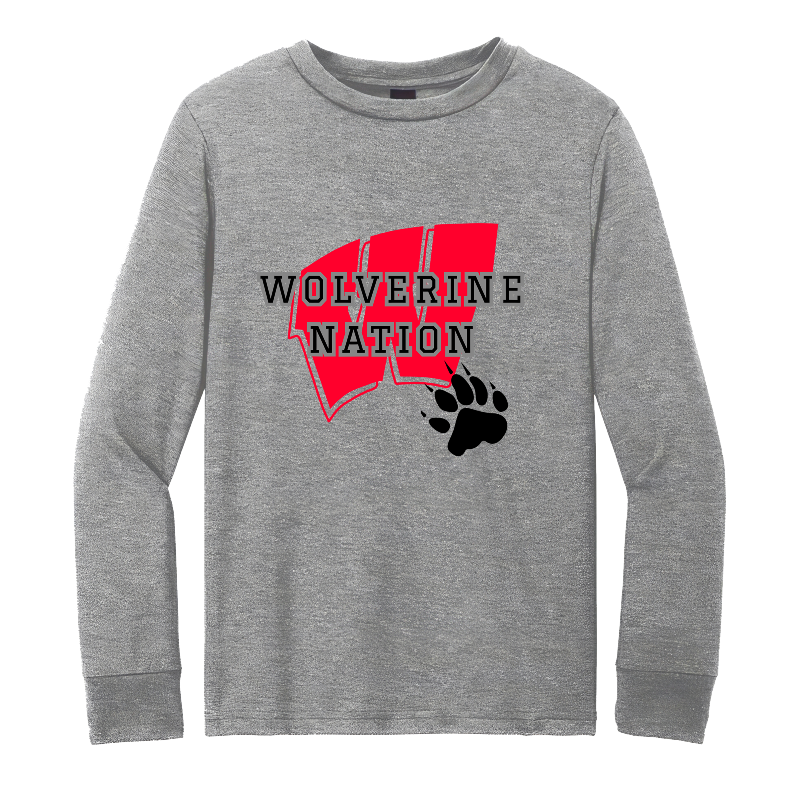 Product image for Waverly grey small long sleeve t-shirt