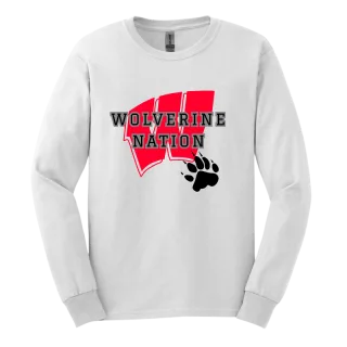 Product image for Waverly white medium long sleeve t-shirt